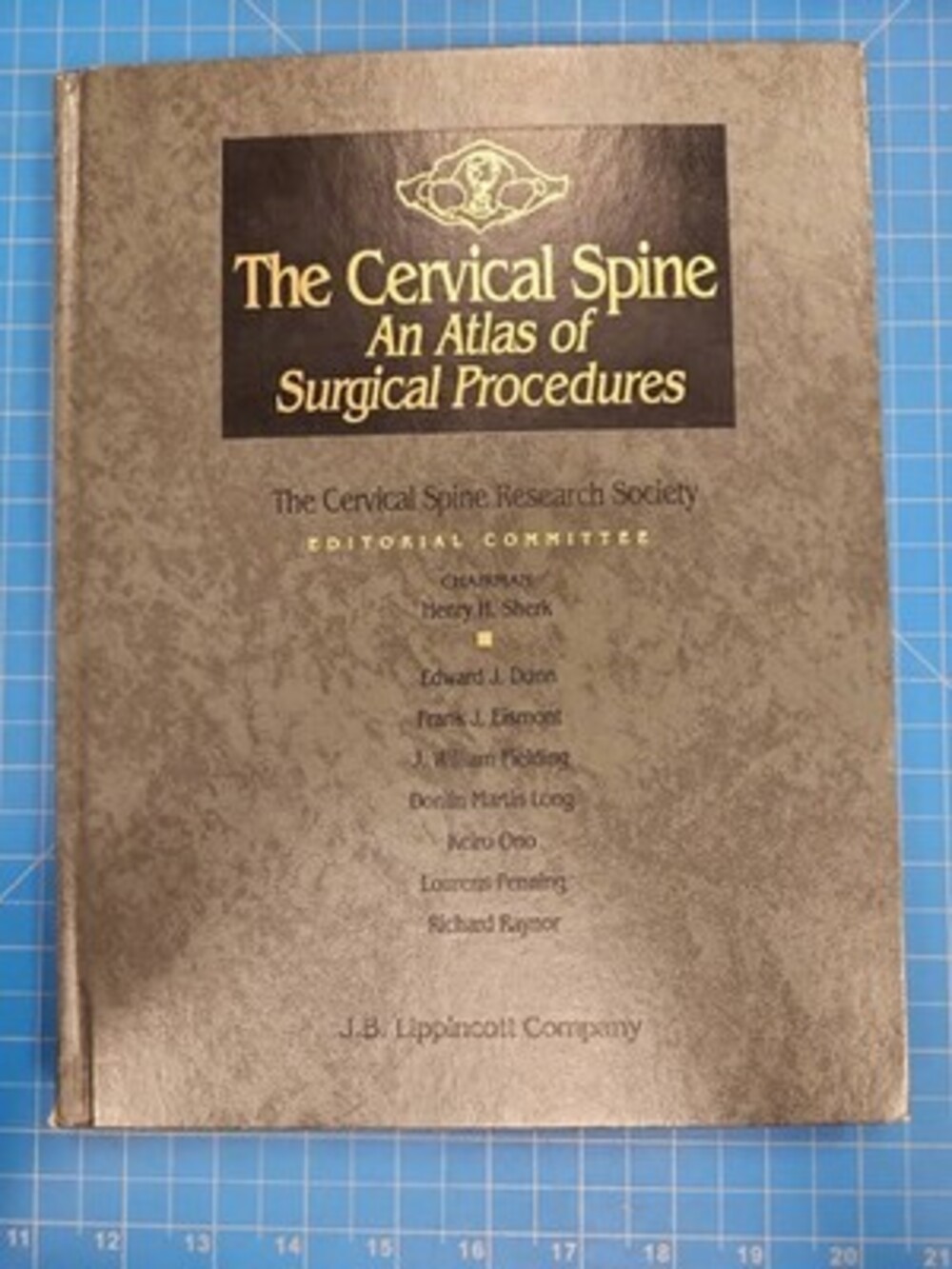 Cervical Spine Atlas Surgical Procedures Lippincott Medical Book Spine Surgery